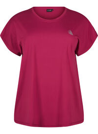 Solid-coloured workout T-shirt