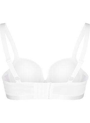Zizzifashion Moulded bra with mesh, Bright White, Packshot image number 1