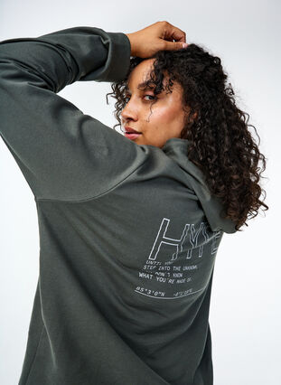 Zizzifashion Hoodie with text print, Urban Chic, Image image number 1