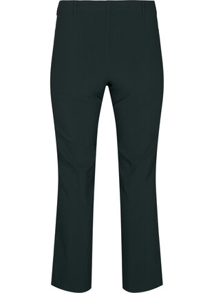 Zizzifashion Classic viscose blend trousers, Scarab, Packshot image number 1