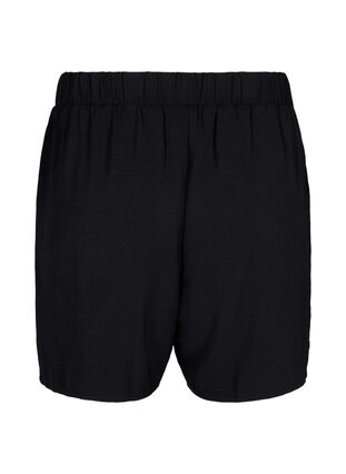 Zizzifashion Shorts with pockets and elastic waistband, Black, Packshot image number 1