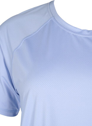 Zizzifashion Training T-shirt with mesh back, Zen Blue, Packshot image number 2