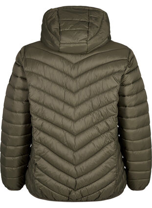 Zizzifashion Lightweight jacket with hood, Beluga, Packshot image number 1