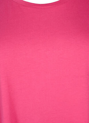 Zizzifashion Short sleeved cotton blend t-shirt, Raspberry Sorbet, Packshot image number 2