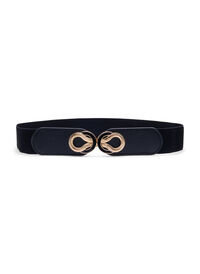 Elasticated waist belt with gold details