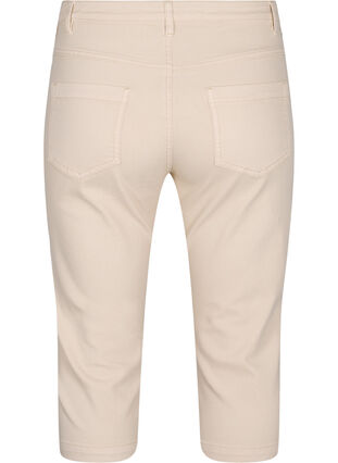 Zizzifashion Close-fitting Emily capri trousers, Oatmeal, Packshot image number 1