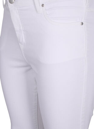 Zizzifashion High-waisted super slim Amy jeans , White, Packshot image number 2