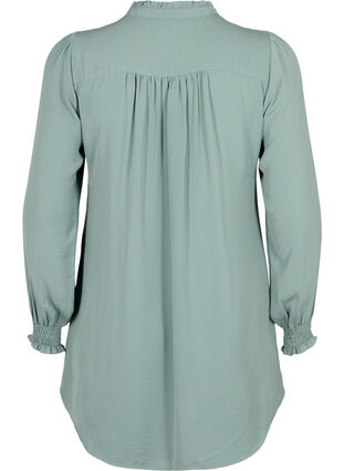 Zizzifashion Tunic with smock, Chinois Green, Packshot image number 1