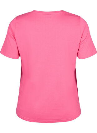 Zizzifashion FLASH - T-shirt with round neck, Hot Pink, Packshot image number 1