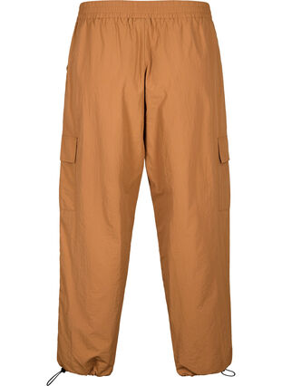 Zizzifashion Cargo pants with adjustable elastic drawstring, Sand, Packshot image number 1