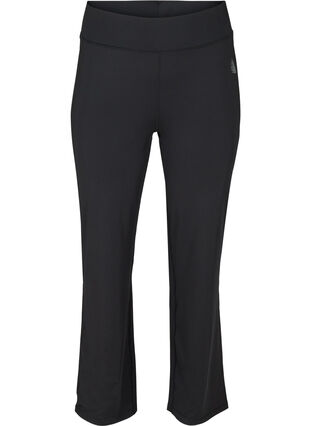 Zizzifashion Flared workout bottoms, Black, Packshot image number 0