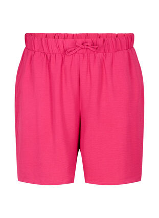 Zizzifashion Shorts with pockets and elastic waistband, Pink Peacock, Packshot image number 0