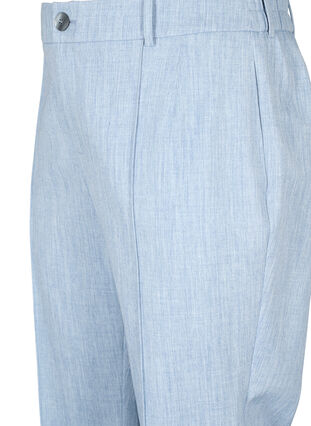 Zizzifashion Melange trousers with elastic and button closure, Infinity , Packshot image number 2