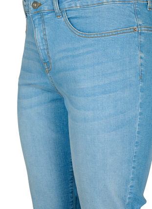Zizzifashion High-waisted Amy knickers with embroidery, Light blue denim, Packshot image number 2