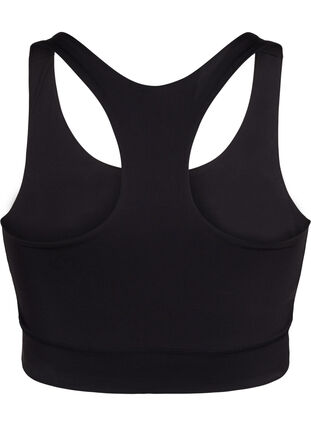 Zizzifashion Racerback sports bra, Black, Packshot image number 1