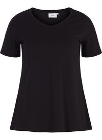 Basic plain cotton t-shirt