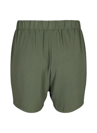 Zizzifashion Shorts with pockets and elastic waistband, Thyme, Packshot image number 1