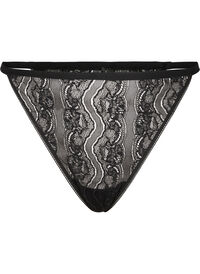 Lace G-string with elasticated waist