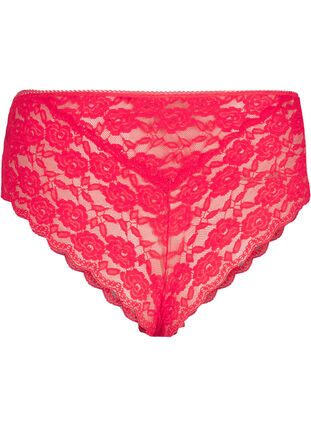 Zizzifashion Brazilian lace panties, Tomato Puree, Packshot image number 1