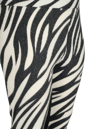 Zizzifashion Leggings with zebra print, White Zebra, Packshot image number 2