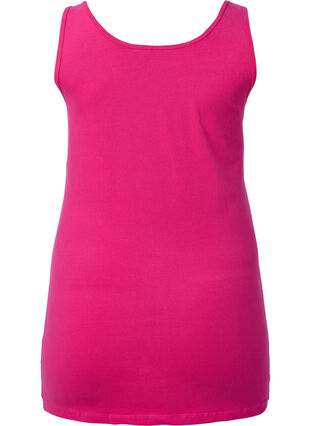 Zizzifashion Cotton basic top, Beetroot Purple, Packshot image number 1