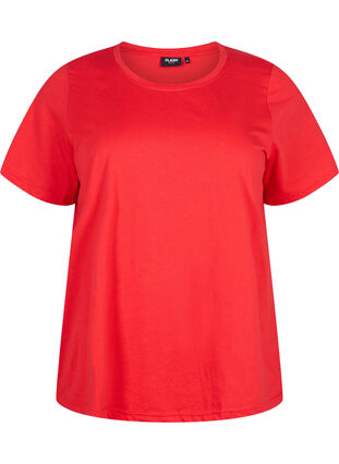 Zizzifashion FLASH - T-shirt with round neck, High Risk Red, Packshot image number 0