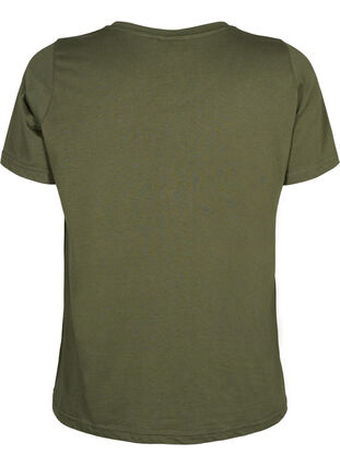 Zizzifashion FLASH - T-shirt with round neck, Olivie Night, Packshot image number 1