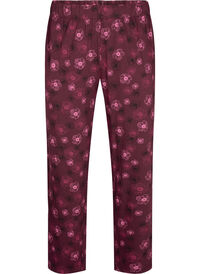 Cotton pyjamas pants with print