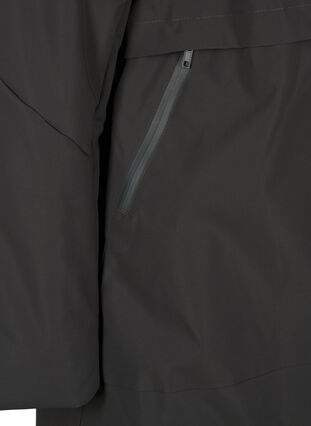 Zizzifashion Winter jacket with adjustable waist, Raven, Packshot image number 3