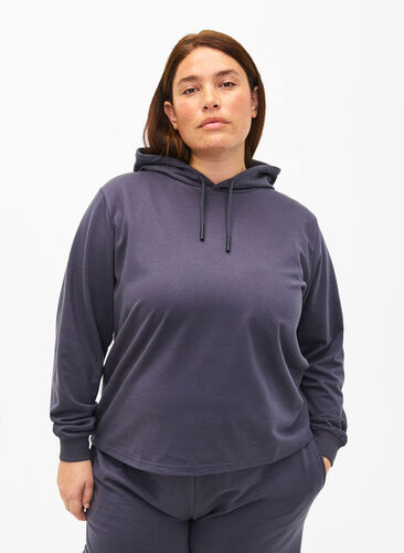 Zizzifashion Sweat hoodie, Ombre Blue, Model image number 0