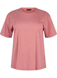 T-shirt with pearls