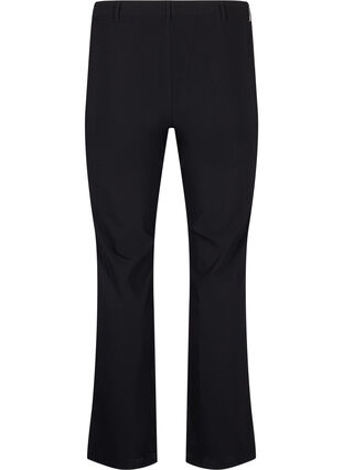 Zizzifashion Classic viscose blend trousers, Black, Packshot image number 1