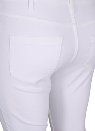 Zizzifashion High-waisted super slim Amy jeans , White, Packshot image number 3