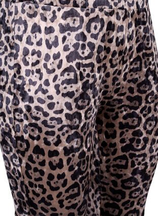 Zizzifashion Velour leggings with leopard print, Leopard, Packshot image number 2