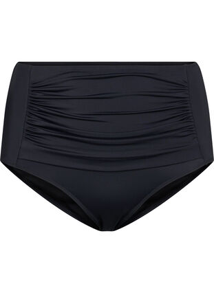 Zizzifashion Bikini bottoms with high waist, Black, Packshot image number 0