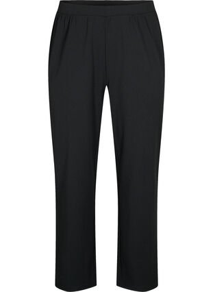 Zizzifashion FLASH - Straight fit trousers, Black, Packshot image number 0