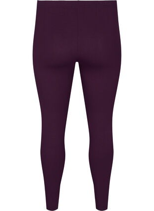 Zizzifashion Basic viscose leggings, Potent Purple, Packshot image number 1