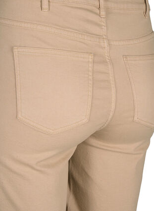 Zizzifashion Tight fitting denim shorts with a high waist, Nomad, Packshot image number 3