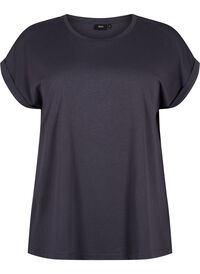 Short sleeve cotton blend T-shirt