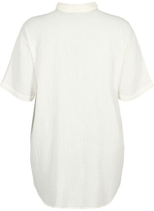 Zizzifashion Short sleeve shirt with buttons, Off-White, Packshot image number 1