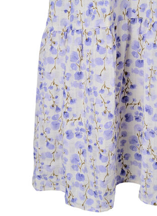Zizzifashion Tunic with 3/4 sleeves and floral print, Sand Verbena AOP, Packshot image number 3
