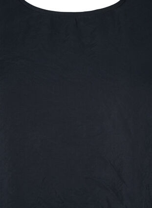 Zizzifashion Blouse with TENCEL™ Modal with embroidery details, Black, Packshot image number 2