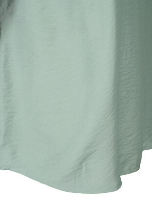 Zizzifashion Solid color blouse with 3/4 sleeves, Chinois Green, Packshot image number 3