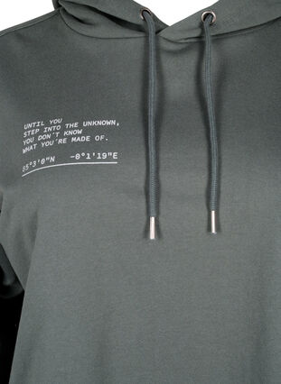 Zizzifashion Hoodie with text print, Urban Chic, Packshot image number 2