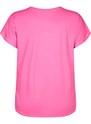 Zizzifashion Short-sleeved workout t-shirt, Raspberry Rose, Packshot image number 1