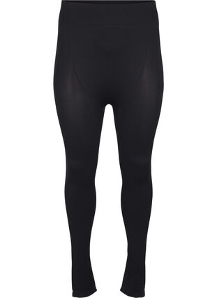 Zizzifashion Seamless basic leggings, Black, Packshot image number 0