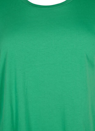 Zizzifashion Short sleeve cotton blend T-shirt, Kelly Green, Packshot image number 2