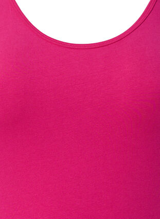 Zizzifashion Cotton basic top, Beetroot Purple, Packshot image number 2