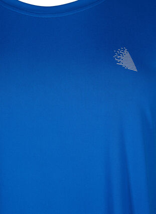 Zizzifashion Short-sleeved workout t-shirt, Princess Blue, Packshot image number 2