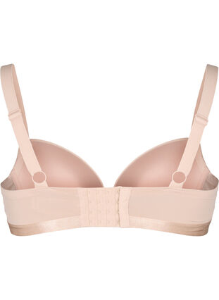 Zizzifashion Moulded bra with mesh, Nude, Packshot image number 1